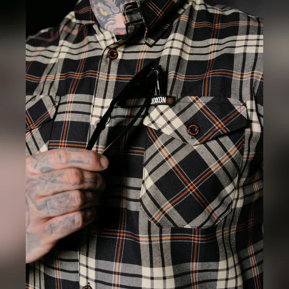 NWT Men's Dixxon x Whitechapel Hymns in Dissonance Flannel Shirt RARE - Picture 5 of 7